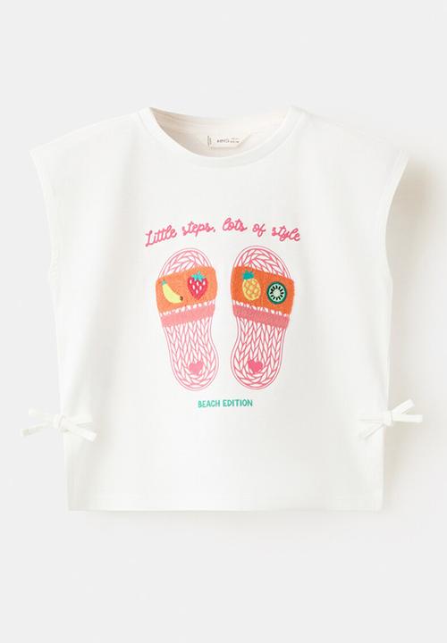 MANGO - T-Shirt Flips - Natural