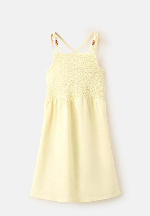MANGO - Dress Lula - Light/Pastel Yellow