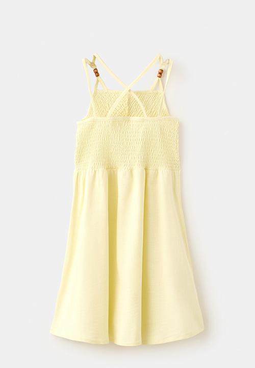 MANGO - Dress Lula - Light/Pastel Yellow