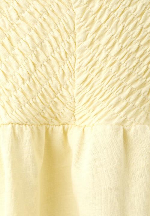 MANGO - Dress Lula - Light/Pastel Yellow