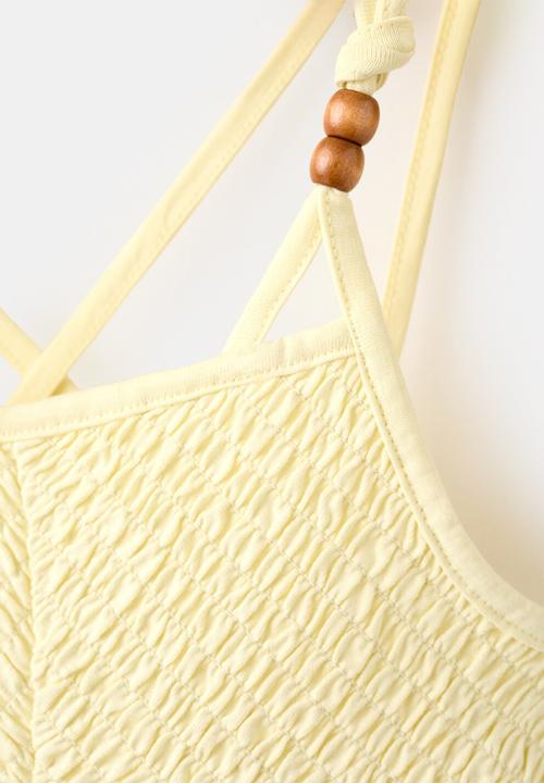 MANGO - Dress Lula - Light/Pastel Yellow