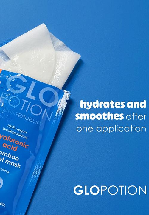 Skin Republic - GloPotion Hyaluronic Acid Bamboo Sheet Mask