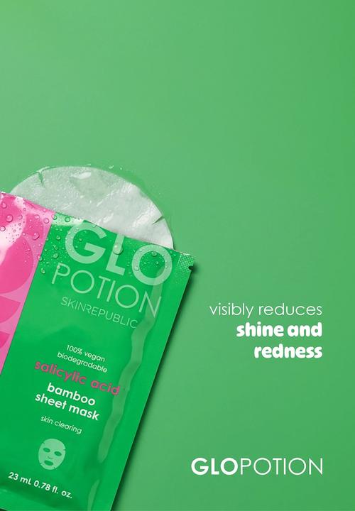 Skin Republic - GloPotion Salicylic Acid Bamboo Sheet Mask