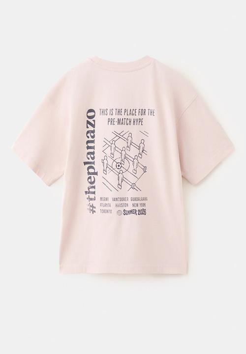 MANGO - T-Shirt Chirin - Medium Pink