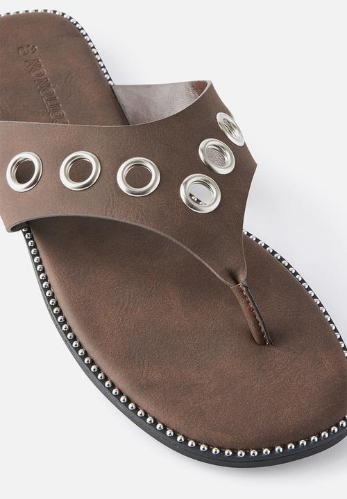 Cotton On - BOWIE SLIDE-CHOC EYELETS