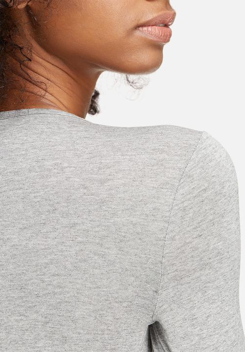 dailyfriday - V-neck long sleeve bodysuit