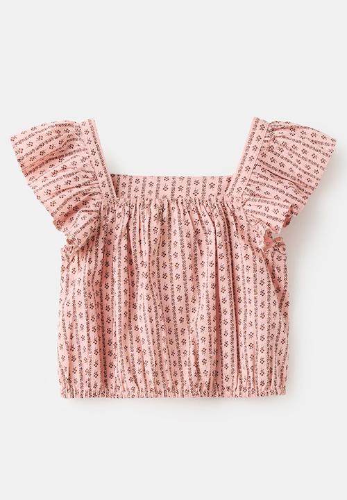 MANGO - Blouse Westset - Pink