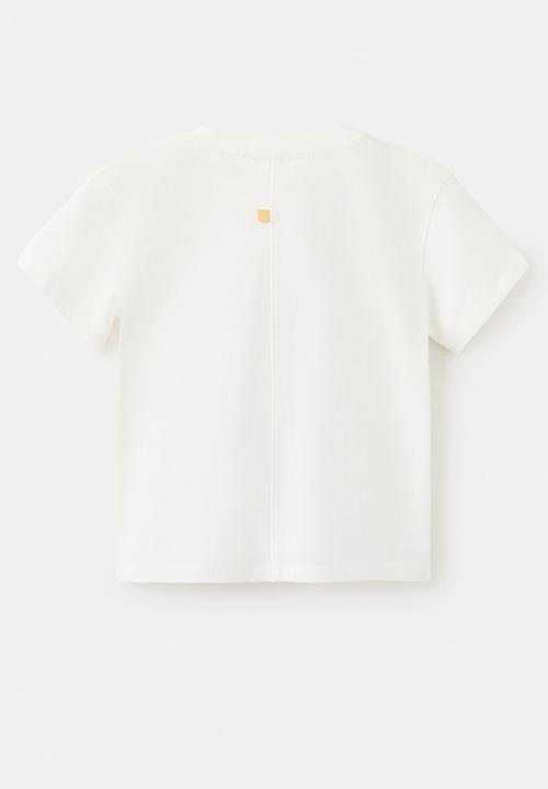 MANGO - T-shirt Shark - White