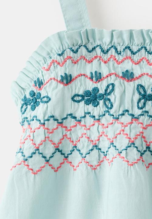 MANGO - Dress Petunia - Turquoise Aqua