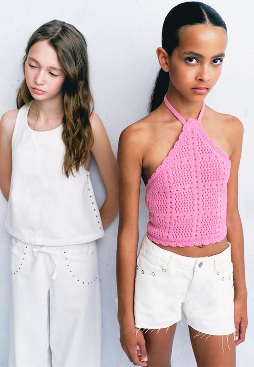 MANGO - Top Aylin - Bright Pink