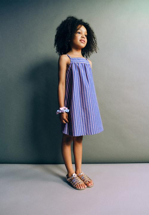 MANGO - Dress Rayi - Medium Blue
