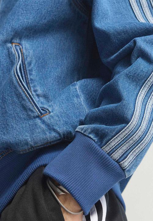 adidas Originals - Denim Firebird Track Top - Medium Vintage Denim