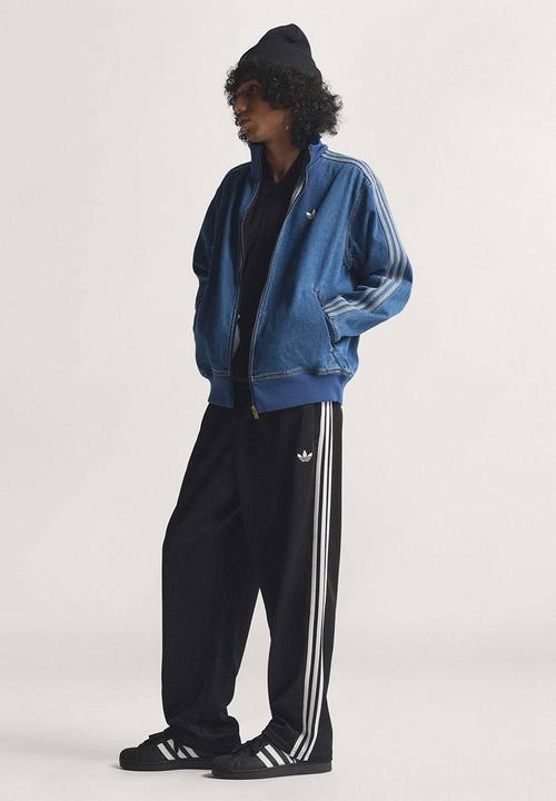 adidas Originals - Denim Firebird Track Top - Medium Vintage Denim
