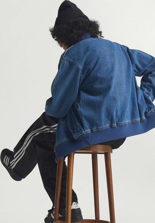 adidas Originals - Denim Firebird Track Top - Medium Vintage Denim