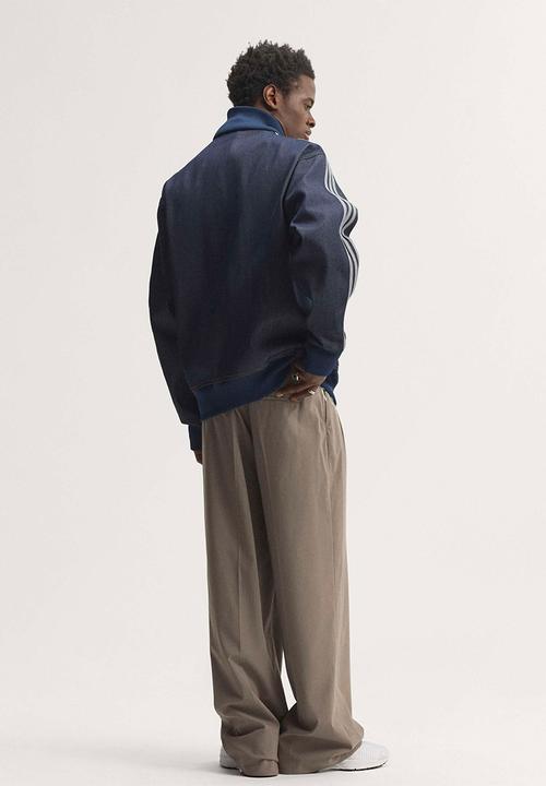 adidas Originals - Firebird Adicolor Raw Denim Track Top - Indigo Denim