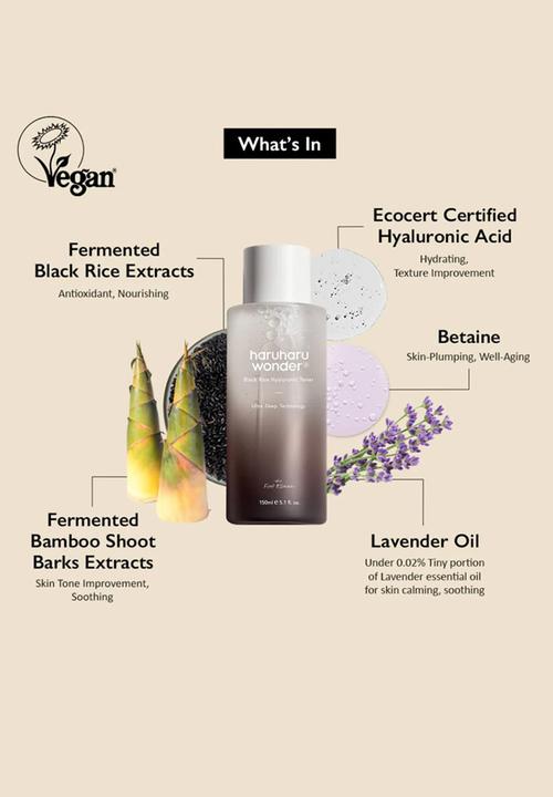 haruharu wonder - Black Rice Hyaluronic Toner