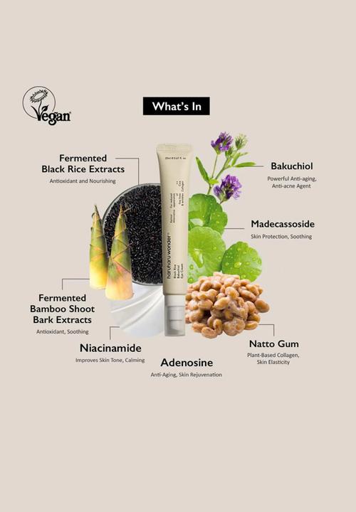 haruharu wonder - Black Rice Bakuchiol Eye Cream
