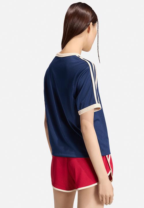 adidas Originals - Mesh Tee - Night Indigo/Warm Vanilla