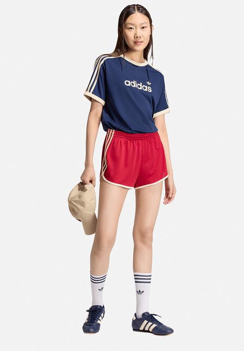 adidas Originals - Mesh Tee - Night Indigo/Warm Vanilla