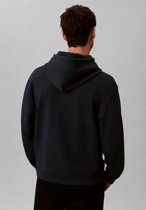 Calvin Klein - Long Sleeve 350Terry Eu Monogram Hoodie - Nurture Navy