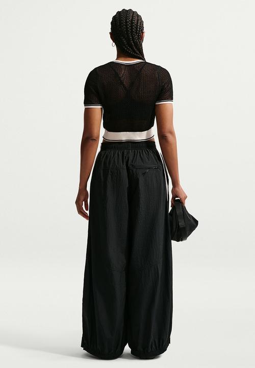Nike - W Nk Balloon Track Pant - Black/Sail/Black