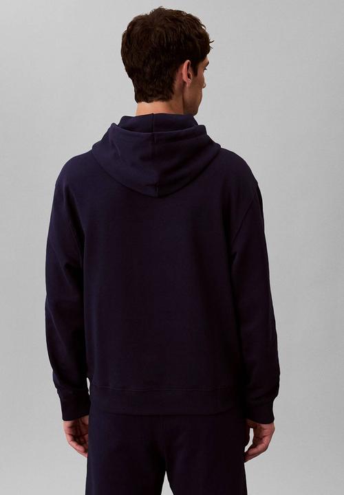 Calvin Klein - Ls Eu 350Terry Graphic Hoodie - Maritime Blue