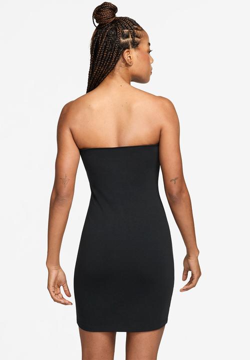 Nike - W Nk Street Tube Dresss - Black/Metallic Silver