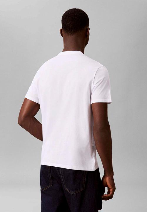 Calvin Klein - Short Sleeve 30S Whsl Calvin Coll Word Graphic Tee - Brilliant White