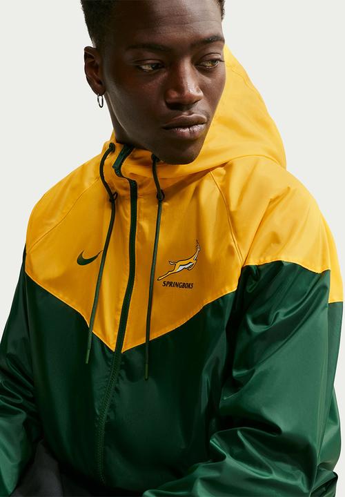 Nike - Springbok  Windrunner Jacket - Green/Gold