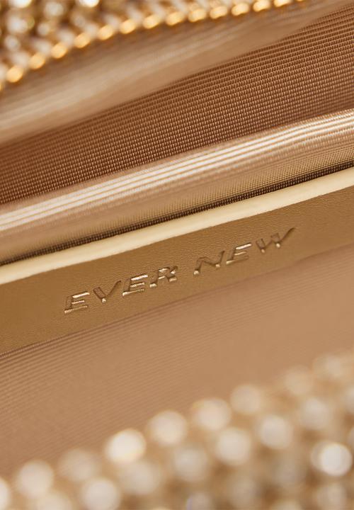 Forever New - Keisha soft sparkle clutch in gold