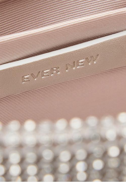 Forever New - Keisha soft sparkle clutch in silver