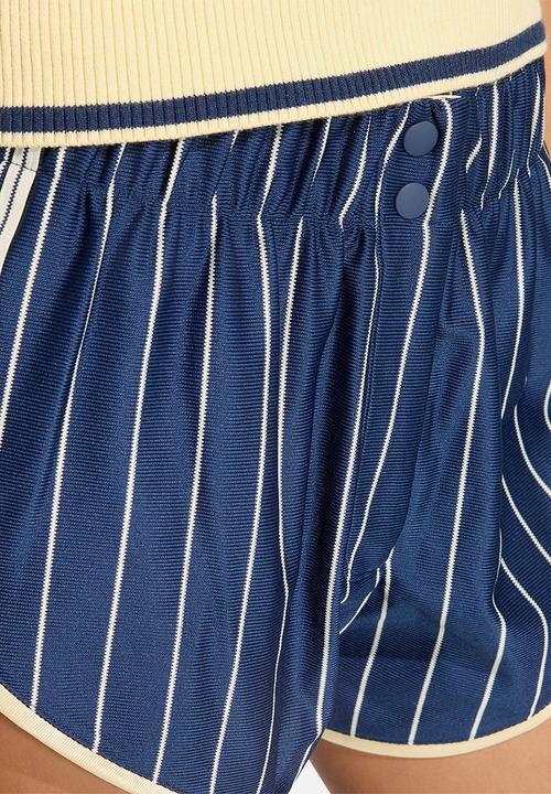 adidas Originals - Pinstripe Sh - Night Indigo/Warm Vanilla