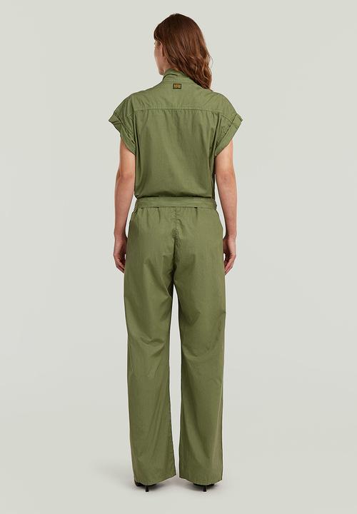 G-STAR - Summer jumpsuit s\s wmn - four leaf clover gd