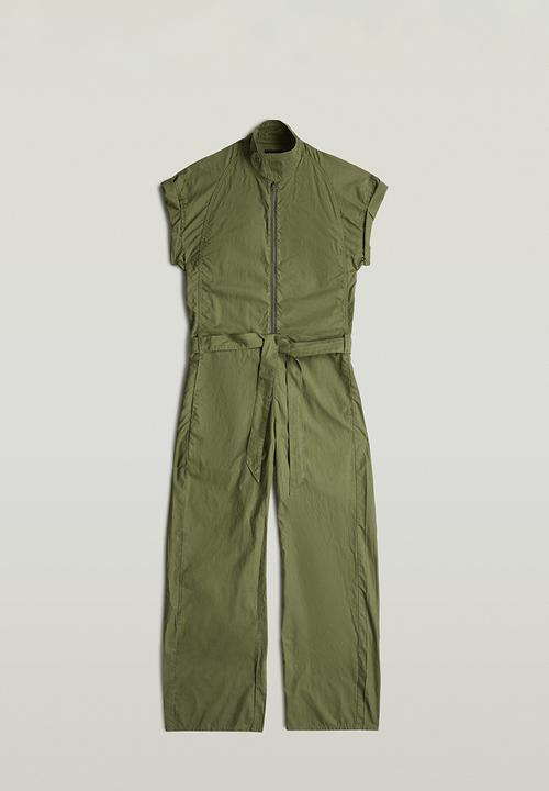 G-STAR - Summer jumpsuit s\s wmn - four leaf clover gd
