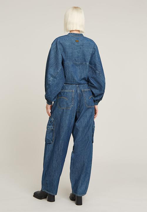 G-STAR - Balloon Jumpsuit l\s wmn - faded seasalt