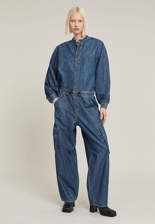 G-STAR - Balloon Jumpsuit l\s wmn - faded seasalt