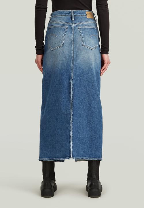 G-STAR - Viktoria Long Skirt wmn - faded sakarya
