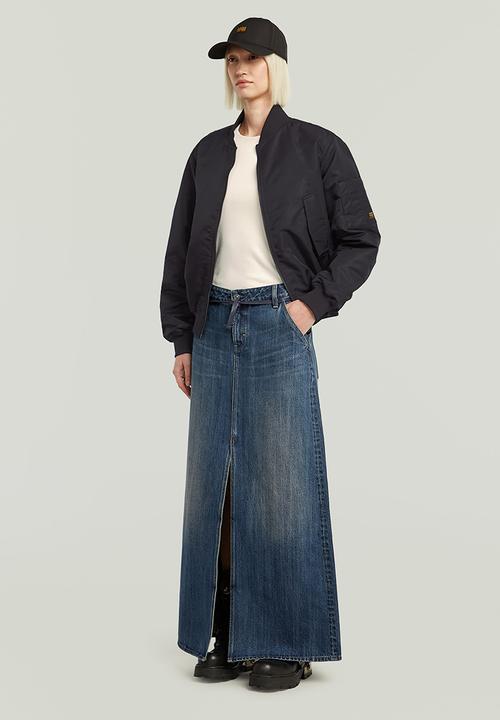 G-STAR - Baggy Maxi Skirt wmn - antique faded cyclone