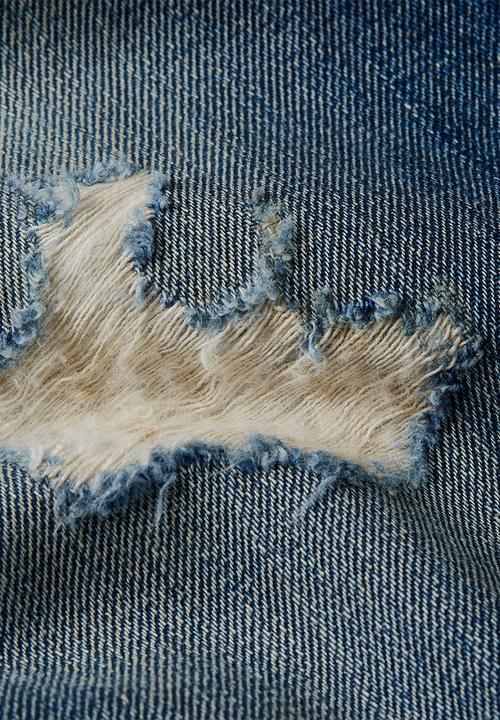 G-STAR - Viktoria Long Skirt wmn - worn in mountain dusk destroyed