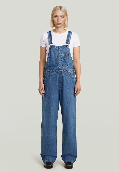 G-STAR - Workwear Bib Overall wmn - faded everglade