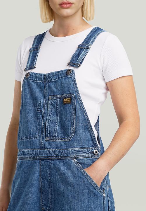 G-STAR - Workwear Bib Overall wmn - faded everglade