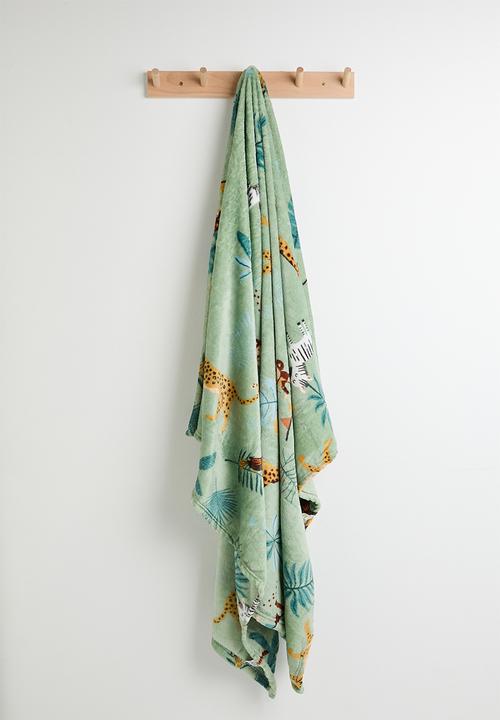 Woodland Flannel Blanket 120x150 - Treetop