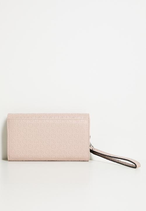GUESS - Remy Sling Phone Organizer Bag - Heather Pink