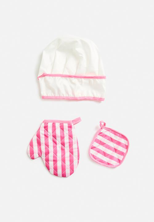 Pop Candy - Chef set - pink gingham