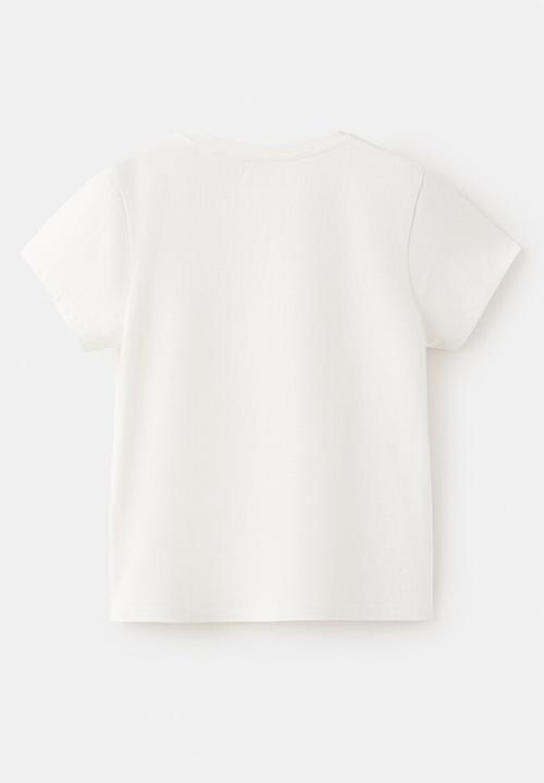MANGO - T-Shirt Chancla - Natural