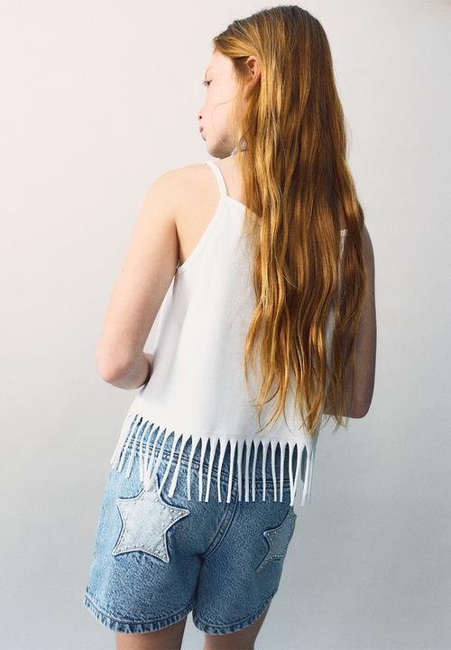 MANGO - Shorts Yeehaw - Medium Blue
