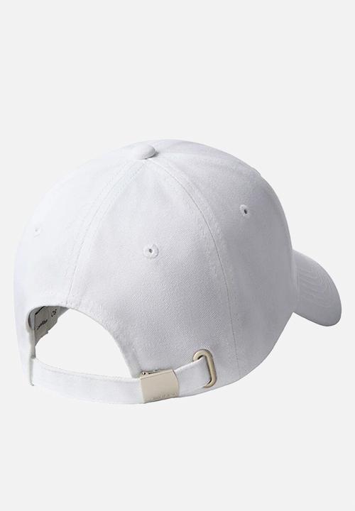 Calvin Klein - Logo embroidery baseball cap - bright white