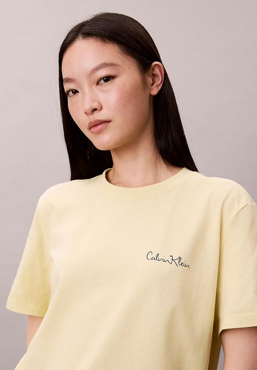 Calvin Klein - Short sleeve classic graphic tee - lime spritz