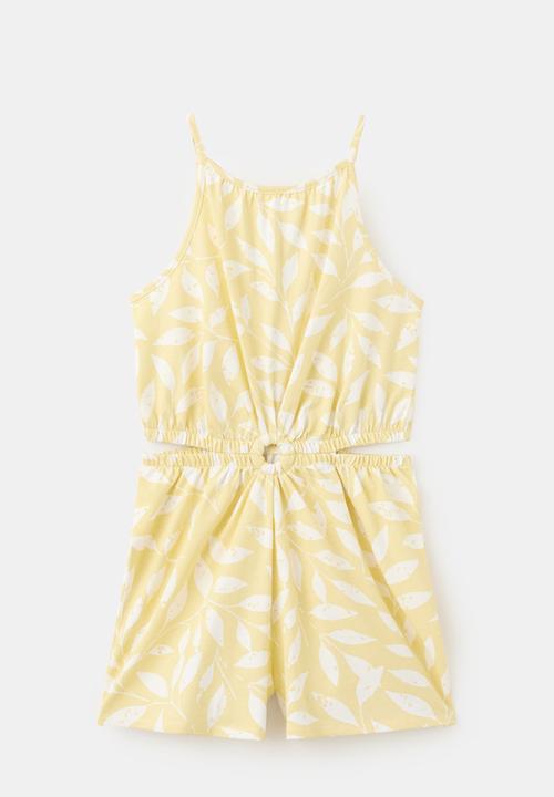 MANGO - Playsuit Moni - Amarillo Pastel