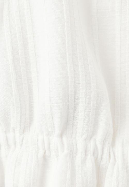 MANGO - Blouse Tree - White